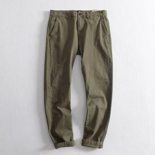 Japanese Style man casual pants regular fit classice Black Pants men cotton army harem pants men