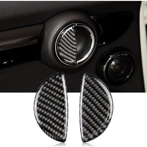 Carbon fiber inner door handle cover sticker Interior modification for Mini Cooper R55/R56/R60/R61 F55 F54 F60