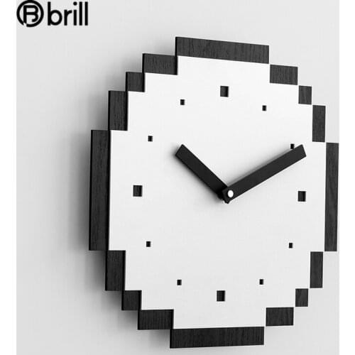 American Simple Wall Clock Modern Design Home Creative Fashion Nordic Style Clocks Wall Home Decor Living Room Horloge Murale