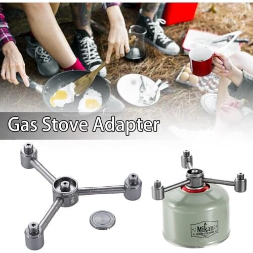 Outdoor 1 turn 4 Head Gas Stove Adapter Tank Stand Connector Camping Picnic Equipment Stove Joint Outdoor Stove Head Accessories