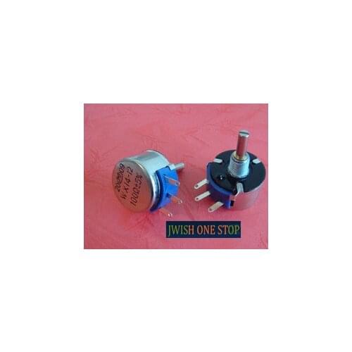 Wx14-12 single coil wirewound potentiometer adjustable resistance Power 3W sliding rheostat 100 Europe R101