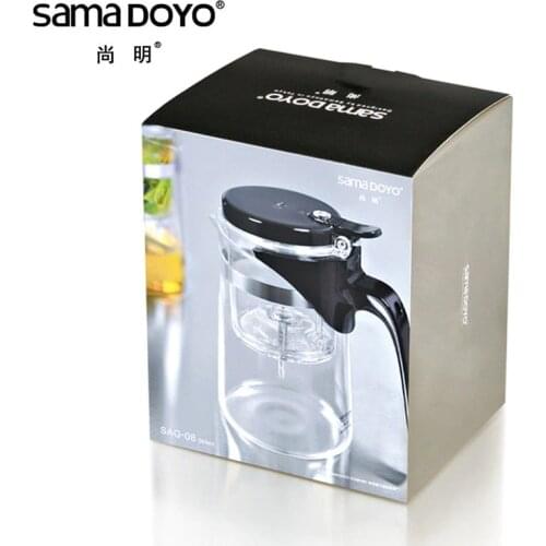 [GRANDNESS] SAMA Samadoyo SAG-08 High Grade Gongfu Teapot & Mug 500ml Elegant Tea Sets Glass Teapot Art Tea Cup Glass Gongfu
