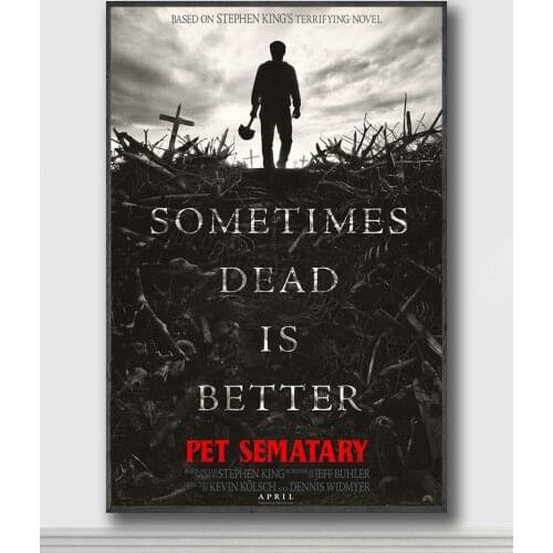 NJ092 Pet Sematary Movie 1 Silk Posters and Prints wall art Art Poster Home Decor