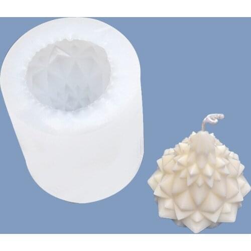 3D Iceberg Mu Si Silicone Mold Volcano Handmade DIY Aromatherapy Candle Mould