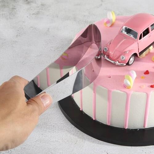 Stainless Steel Cake Pie Slicer Server Cake Cutters Cake Cutting Guider Knife Divider Cookie Fondant Dessert Tool Kitchen Gadget