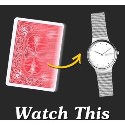 Watch This Magic Tricks Card Visual Changing Magie Magician Satge Close Up Illusions Gimmick Props Magica Funny