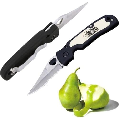 Tactical Survival Knife Multifunctional Folding Fruite Blade Hunting Camping Portable Military Outdoor Self-defense Knife