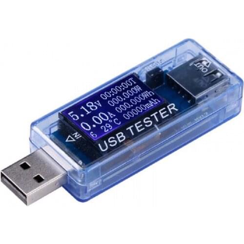 PHONEFIX 3 in 1 Battery Tester USB Charger Doctor Power Voltage Current Multimeter Detector for Charger Voltage Current Detect