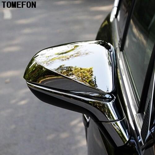 TOMEFON ABS Chrome For Lexus RX 2016 Side Fender Wing Rearview Door Back Reflection Mirror Cap Accessories Trim Car Styling
