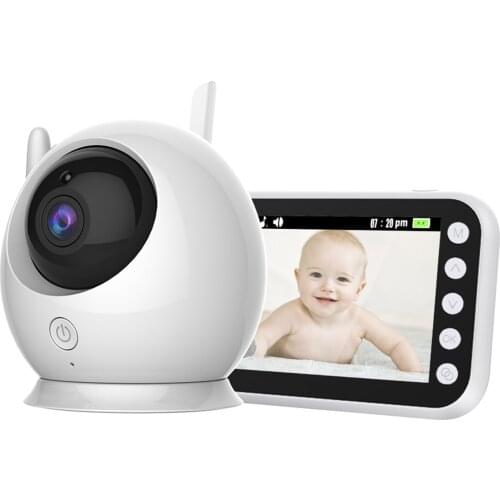 4.3 Inch Baby Monitor Multifunction WiFi Baby Nanny Video Camera Two way Audio Temperature Monitoring Baby Sleeping Monitor