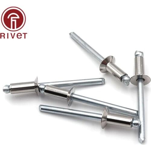Rivets M3*6/M3*7/M3*8/M3*10mm Stainless Steel Open End Blind Rivet Countersunk Head Rivets Pull Nails Tool Fastening Accessories