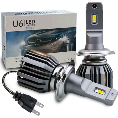 2x H7 H4 Car LED Headlight Bulbs 6000K H1 H11 9012 Auto Headlamp For VW Passat B5 B6 B7 Golf 4 5 6 7 Jetta MK6 Tiguan Beetle CC
