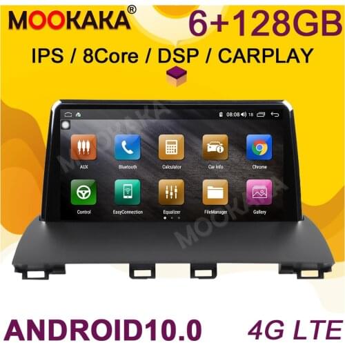 Android 10.0 6+128G Car GPS Navigation For Mazda 6 2016-2020 Radio Auto Stereo Multimedia Player Recoder Head Unit DSP Carplay