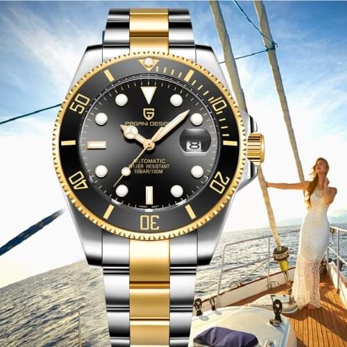 PAGANI DESIGN Mens Watches Top Brand Luxury Mechanical Watch Men pilot Waterproof Sport Watch NH35A factory dropshipping Outlet