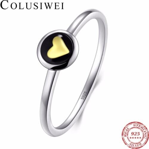 COLUSIWEI Women's Gold Rings