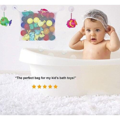 Baby Bath Toys Mesh Bag Bath Game Bag Kids Folding Kids Organizer Bag Bag Hanging Eco-Friendly Beach Storage Bathroom Mesh B6G2