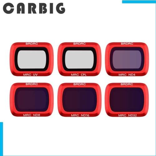 Filters For DJI MAVIC AIR 2 Filter ND UV CPL Lens Filters Set (ND 8 16 32 64) ND8 ND16 ND32 ND64 Air2 Coating Coated