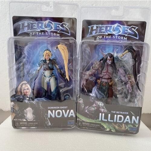 Heroes Of The Storm The Betrayer Illidan Figure Dominion Ghost Nova Action Figure Collectable Model Toy