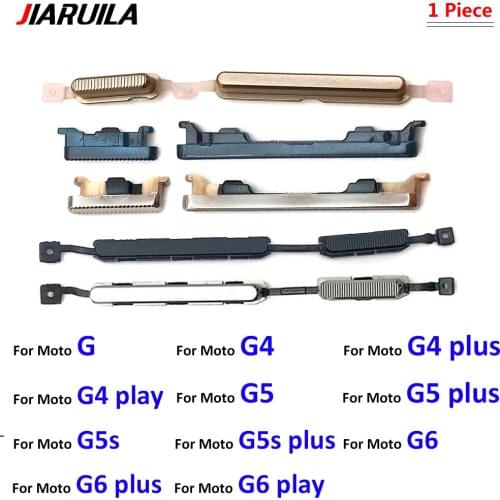 Power On Off Volume Up Down Side Key Button Flex Cable Replacement Parts For Moto G G4 G6 Play G4 G5 G5S G6 Plus