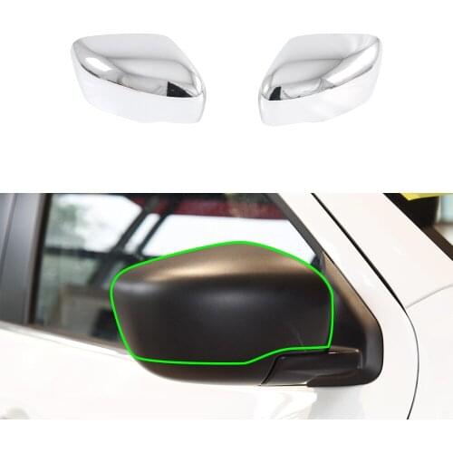 ABS Chrome High Quality Rearview Mirror Cover Door Mirrors Covers Car Accessories For Nissan Navara 2017 2018 2019