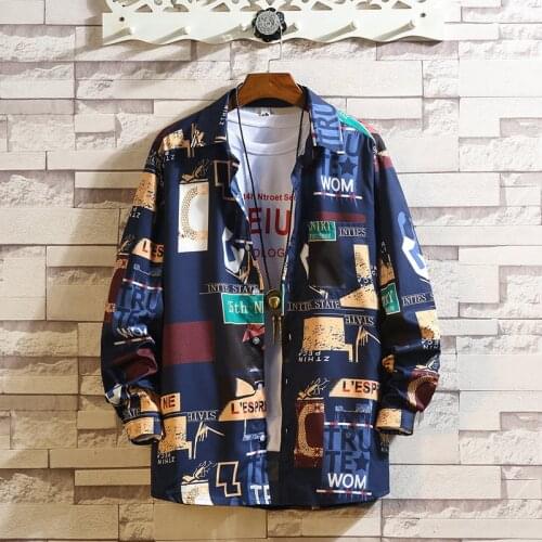 Mens Jackets Large Size M-5XL Spring Summer Fashion Casual Print Harajuku Windbreaker Coat Hop Hop Mens Jackets