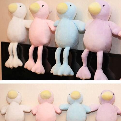 Stuffed Down Cotton Baby Appease Duck Cute White Duck Plush Toys for Children Soft Pillow Nice Christmas Gift
