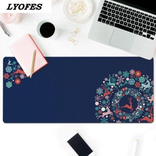 Deskpad Desk Mats Cartoon Printed Cute Kawaii Mouse Pad Large Gaming for Gamer Home Keyboard PC Computer Office Accessories