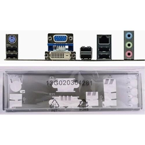 New I/O shield back plate of motherboard for P8H67-M LX just shield backplate Free shipping