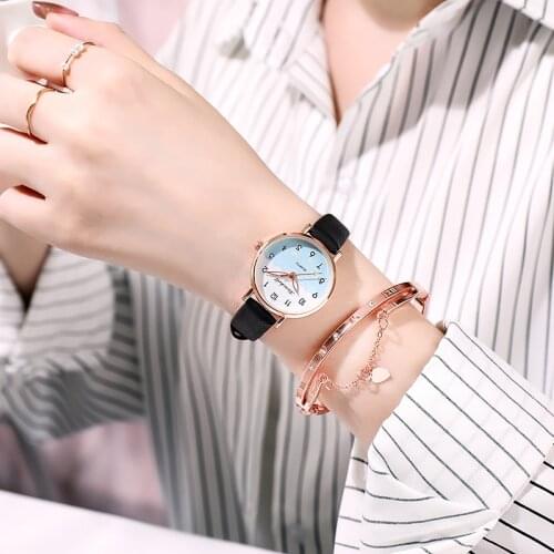2021 Fashion New Moonnight Watches for Women Luxury Watch Ladies Girls Gifts Montre Femme Reloj Mujer