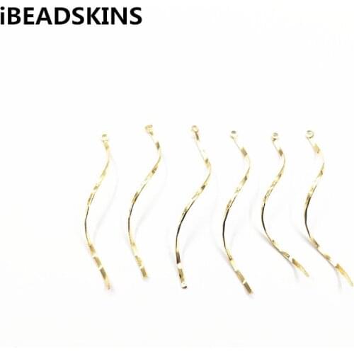 New arrival! 52x1.5mm 200pcs Copper S-shape charm/Connectors for Jewelry/Earring Accessories/Earring parts DIY