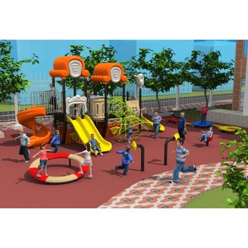 European and American standards kids outdoor amusement playground equipment Fantasyland for school/park CE/TUV/SGS YLW052