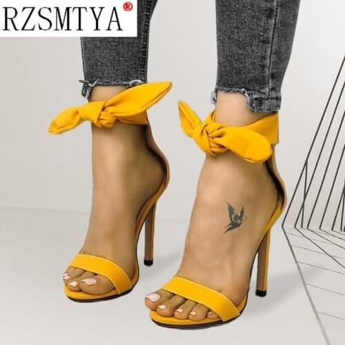 Charming Women Open Toe Ankle Strap Stiletto Heel Dress Sandals Elegant Wedding Party Shoes Pumps High Heel