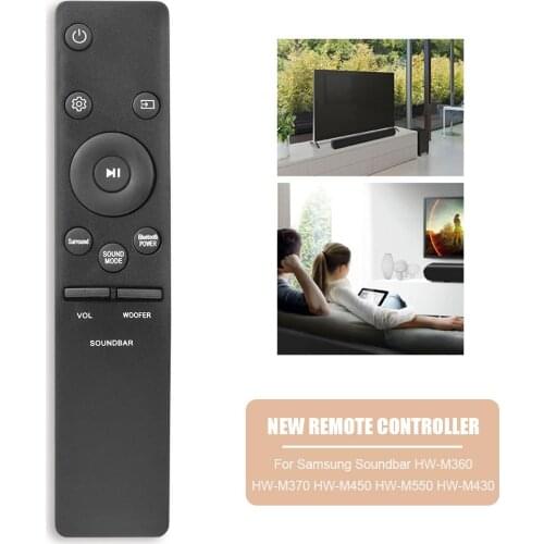 Plastic Remote Control Controller for Samsung Soundbar HW-M360 HW-M370 HW-M450 Perfect Replacement For Your Old One