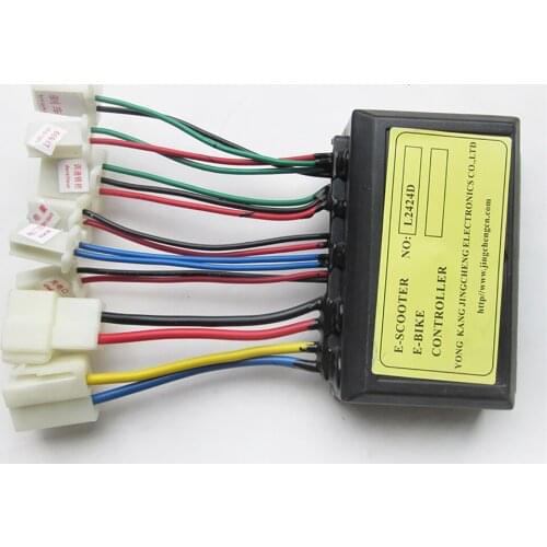 24V 250W Brush Controller Replacement Motor Controller for Dolphin Electric Scooter 16-18 Inch Leisure Folding Electric Car Part