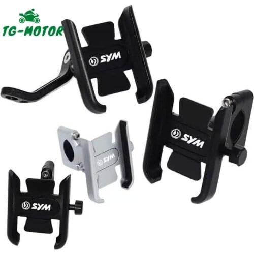 TG-Motor Motorcycle CNC Handle Bar Mobile Phone Holder GPS Stand Bracket For SYM Sanyang Gun JP150 Master GR125 Fit 3 FNX150