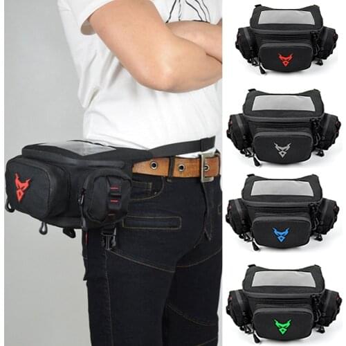 Touch Screen Motorcycle Bag Waterproof Cycling Navigation Bag Waist Bag Bicycle Head Bag Front Bag Scooter Motorcycle Tank Bag