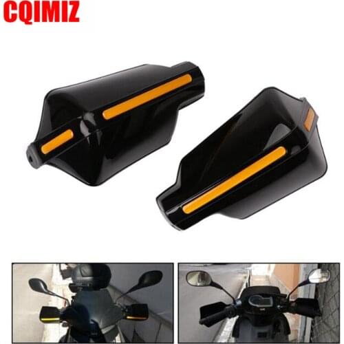 Black Motorcycle Hand Guard Handle Protector Shield Motorbike Motocross Scooter Windproof Handlebar HandGuards Protection Gear