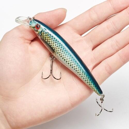 13.4g Wobblers Fishing Lure Minnow Pesca Fishing Lures Painted Bait Floating New Artificial Trout Carp Hard Bait Pesca Jerkbait