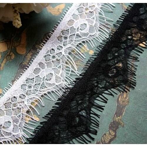 30M/lot Unilateral eyelash lace lace width 3.5CM clothing diy accessories wedding dress material