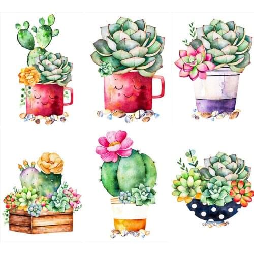 5D DIY Diamond Painting Flowerpot Plant Cross Stitch Kit Full Drill Embroidery Mosaic Art Picture of Rhinestones Home Decoration