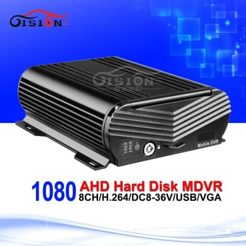 Free Shipping AHD 1080 8CH Hard Disk Mobile Dvr Cycle Recording HDMI Playback Video Recorder Mdvr For Bus Train