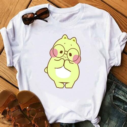 Cartoon cat Print T Shirt Women Fashion T-shirt Graphic Cute Cartoon Tshirt Korean Style Top Tees Female TX9150