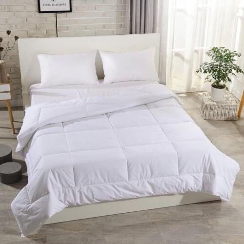 5 Star High Quality Cotton Quilt All Seasons Winter Quilt Breathable Comfortable New White Quilt Bed Cover Soft Duvet Quilt Core