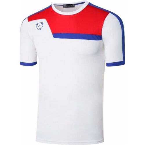 Jeansian Mens Sport Tee Shirt Tshirt T-shirts Tops Running Gym Fitness Workout Football Short Sleeve Dry Fit LSL073 White2
