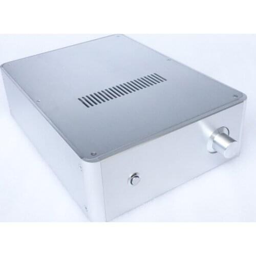KYYSLB 240X89X320MM All Aluminum Rounded Chassis 2409 Amplifier Chassis DIY Shell Pure Aluminum Chassis Amplifier Housing