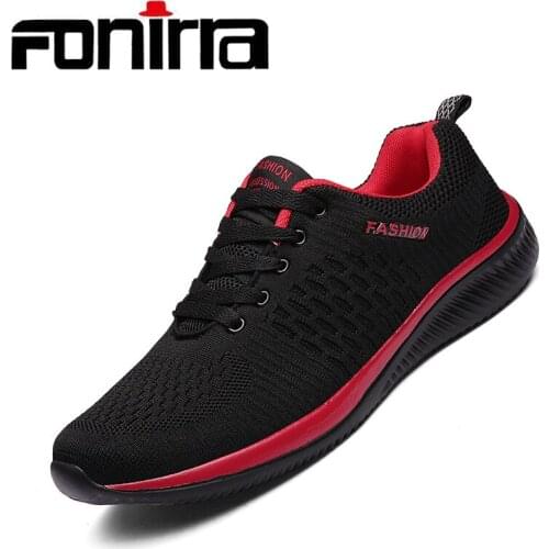 FONIRRA Casual Shoes Men Sneakers Breathable Big Size Lace-up Flat With Footwear Sock Walking Shoes 384