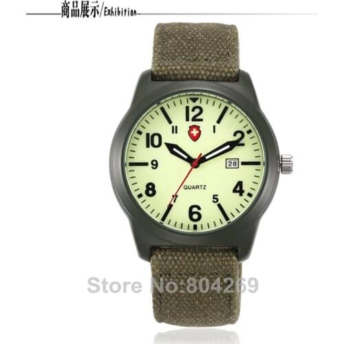 Hot Sale Men Watches Mens Sports Quartz Clock Man Leather Army Military Wrist Watches 4568