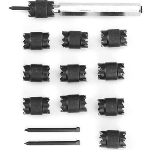 3/8 Spot Weld Cutter Set High-Speed Steel Rotary Spotweld Remover Bit Double-Sided Power Tool Spot Weld Cutter Drill Bit