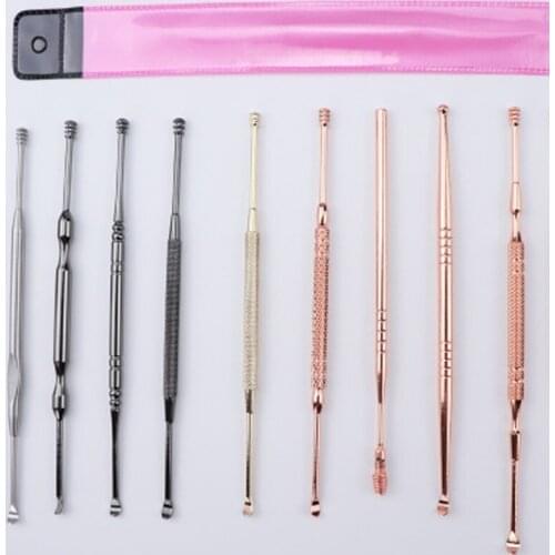 Portable stainless steel earwax cleaner smart earwax removal tool earwax cleaning ear spoon 1PCS