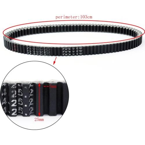 Artudatech Drive Belt For KYMCO Downtown 300 350 Shadow GTI GTi300 K-XCT KXCT K XCT 300 NIKITA For Kawasaki J300 23100-LEA7-E01